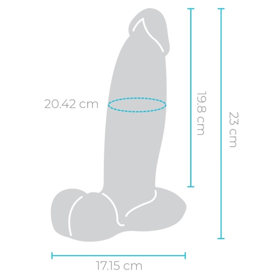 Фаллос b-Vibe Slipskin 9&quot; Girthy