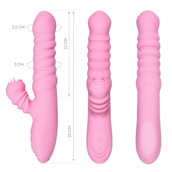 Вибратор JOS Lixy с фрикицями