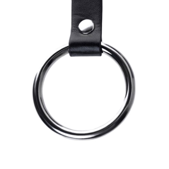 Кольцо с зажимами на соски ToyFa Metal